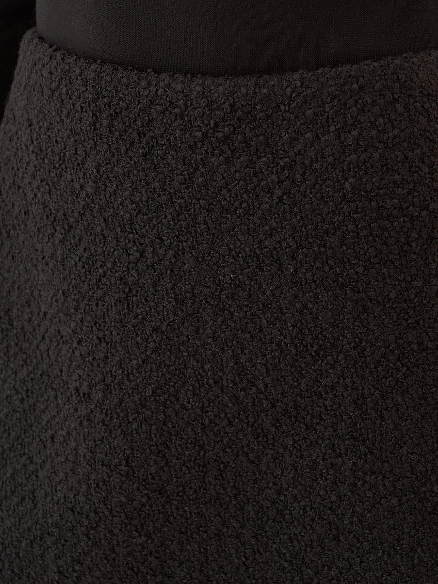 Юбка мини из ткани букле