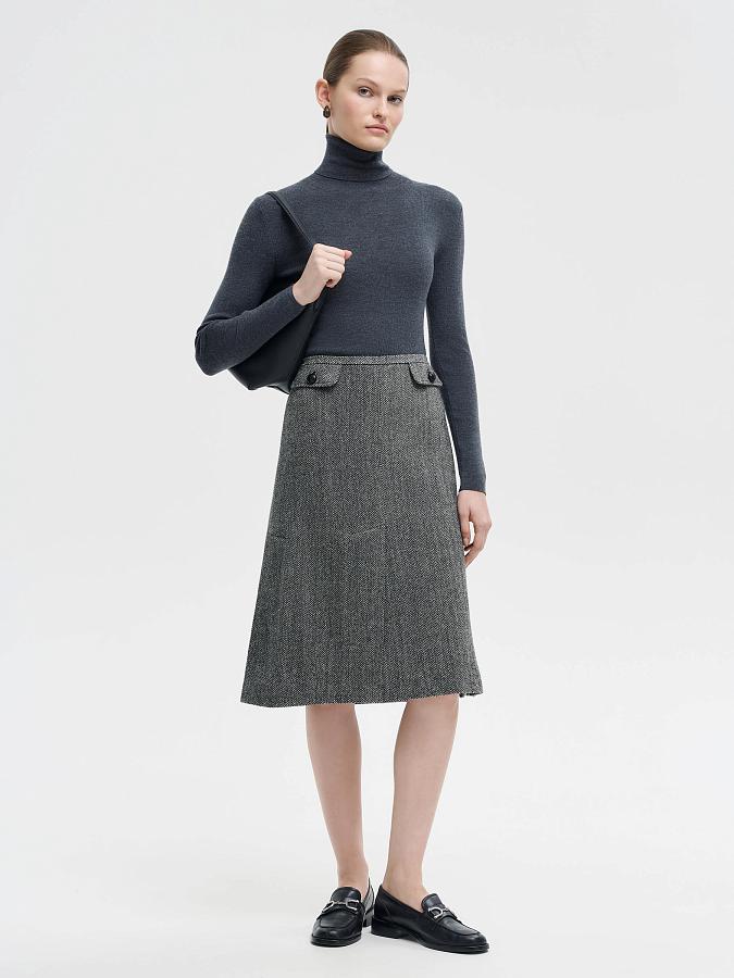 LSWN-612020 Водолазка (светло-серый, XS)