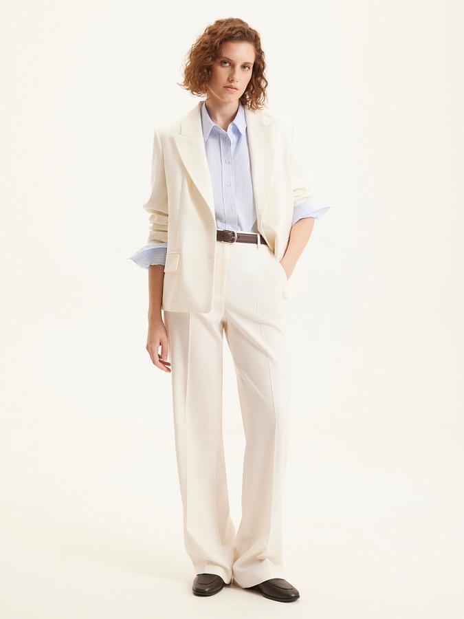 LSTR-132120 Брюки (белый, XS)