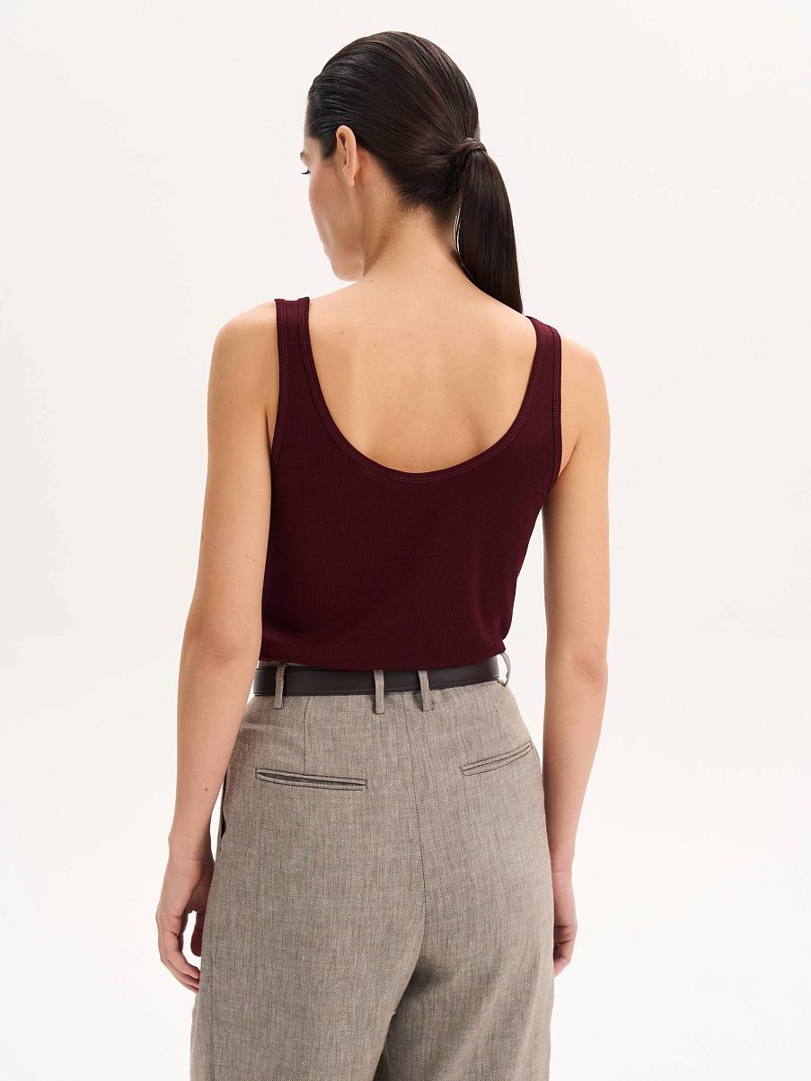 Майка из шерсти и вискозы