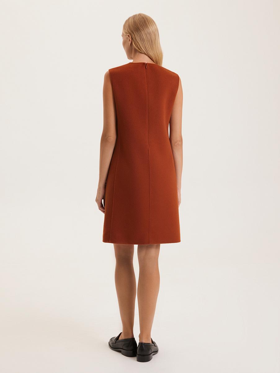 Платье мини из шерсти австралийского мериноса