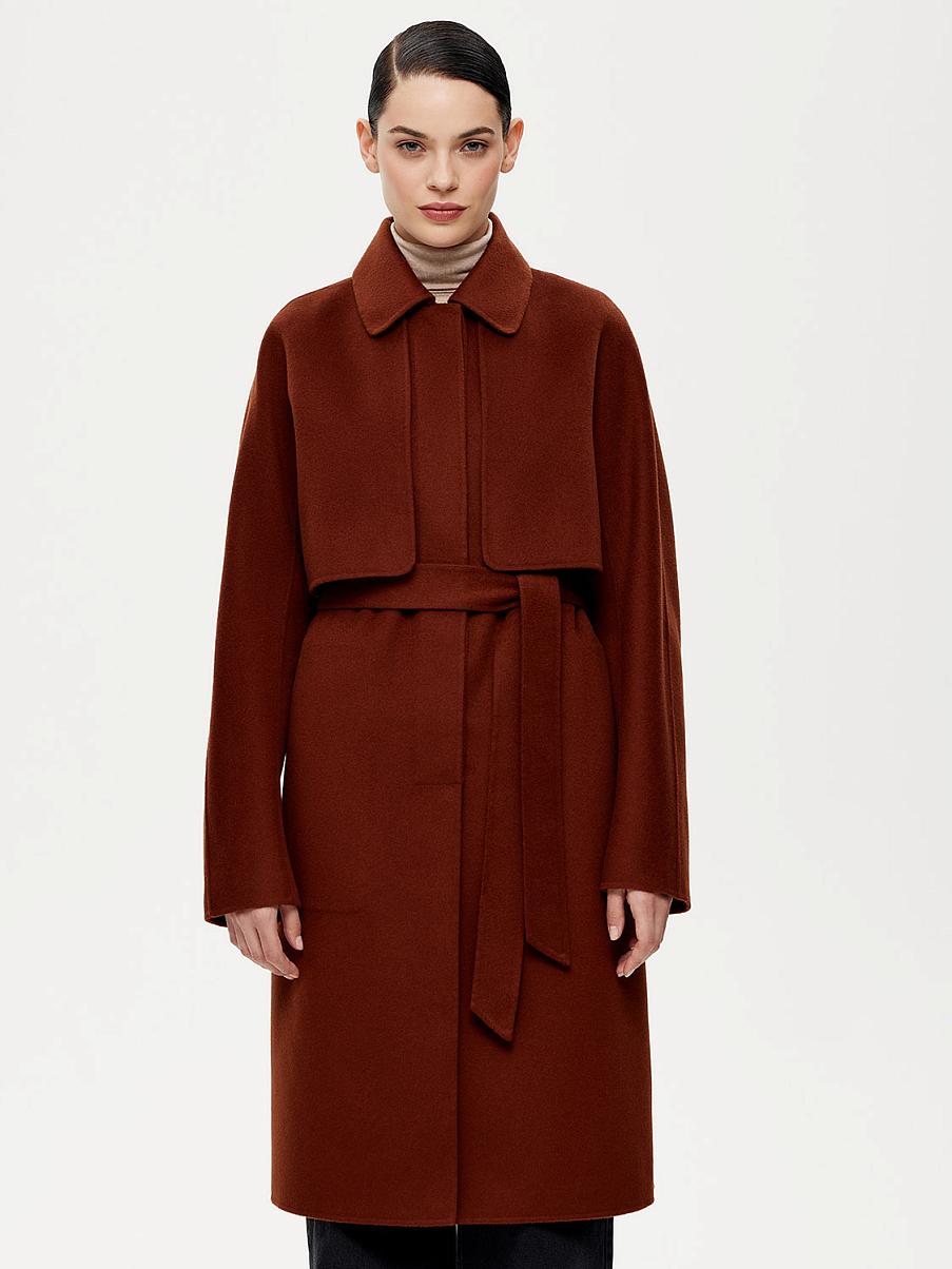 Пальто-жилетка из шерсти и кашемира