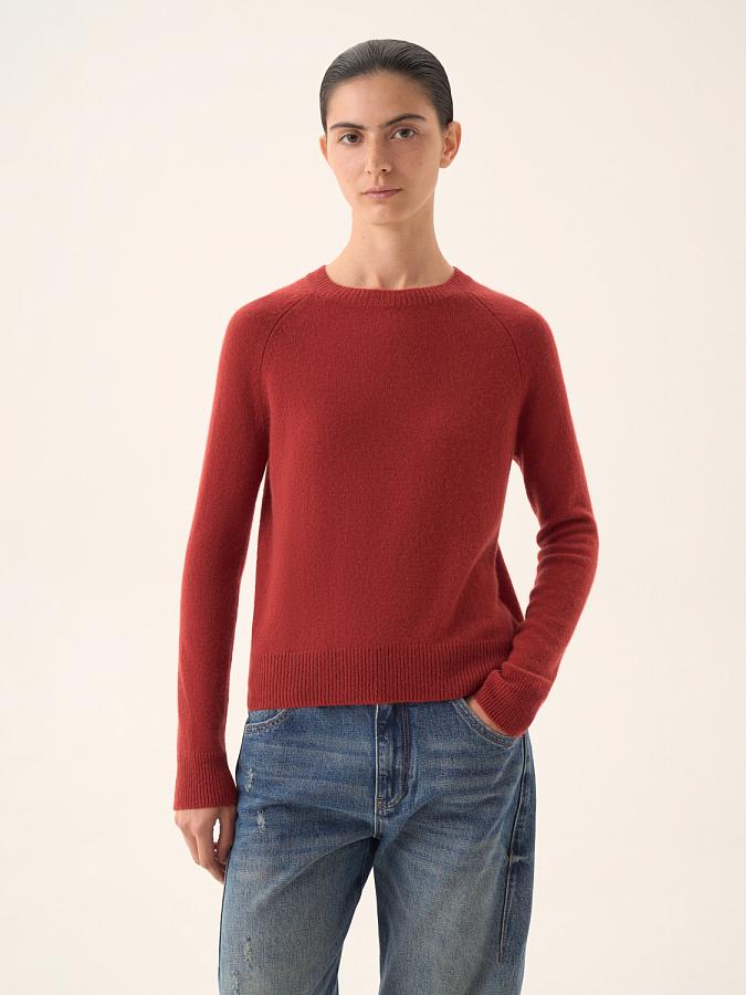 LWWS-342003 Джемпер (терракотовый, S)