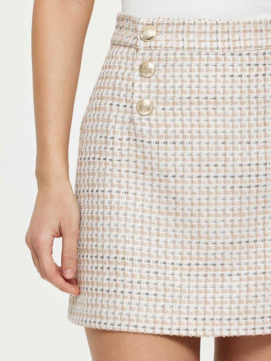 Твидовая юбка мини