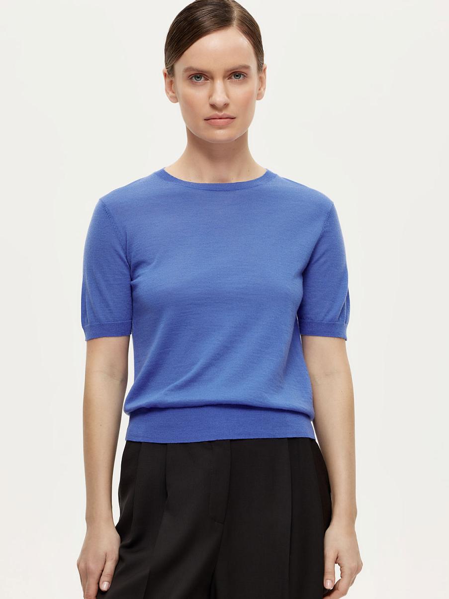 Трикотажная футболка из шерсти мериноса