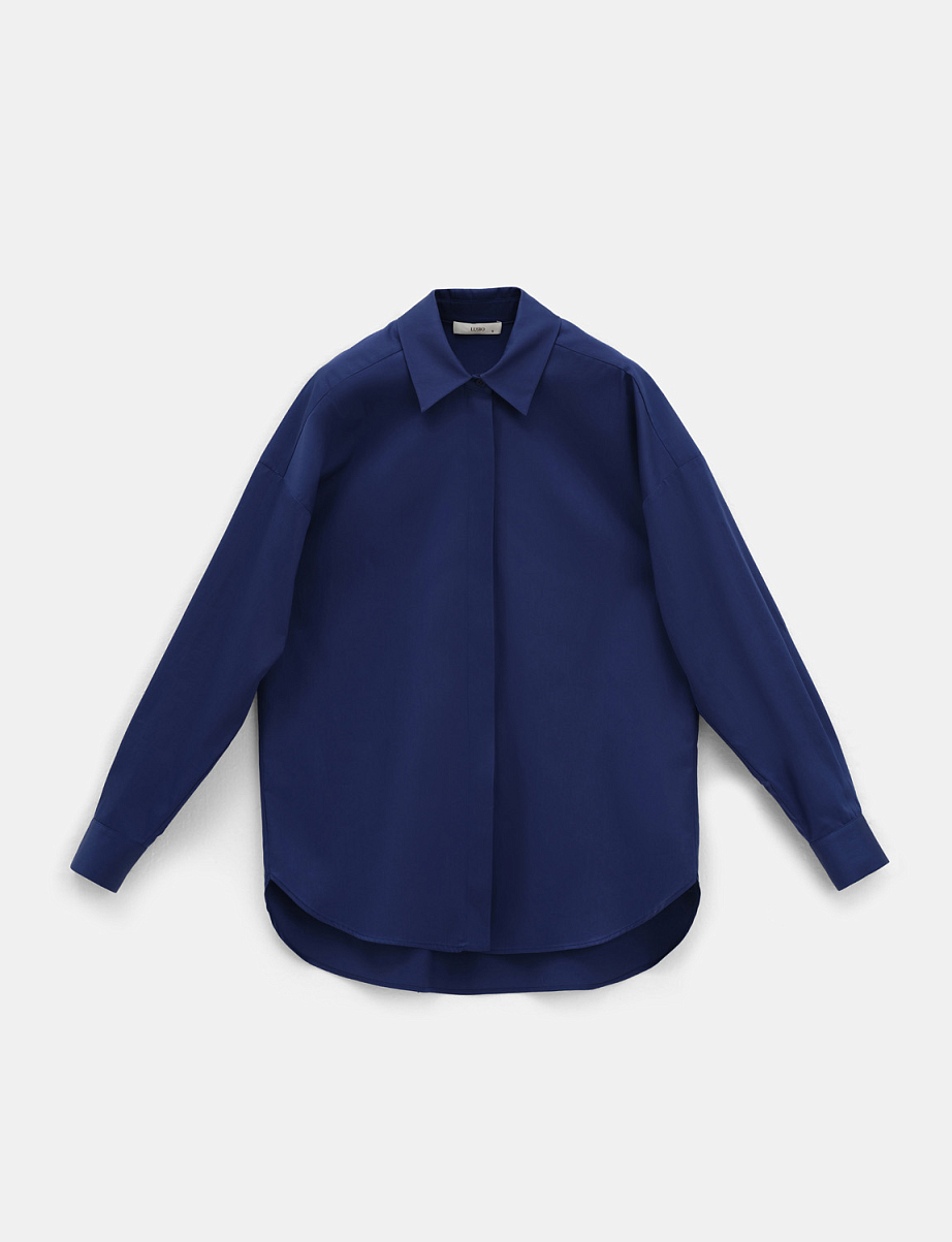 Рубашка оверсайз из хлопка