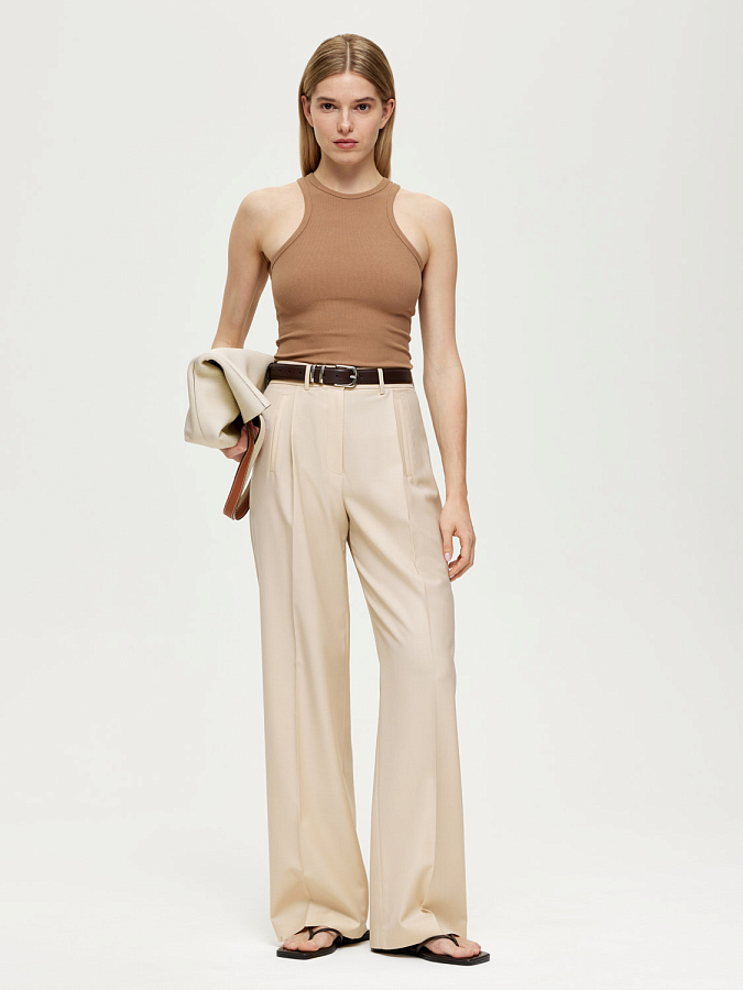 LSTR-132131 Брюки (бежевый, S)