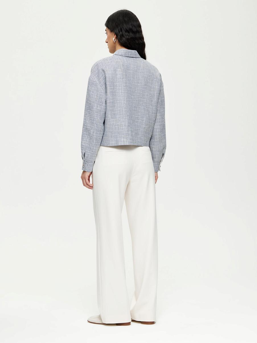 Укороченный хлопковый жакет