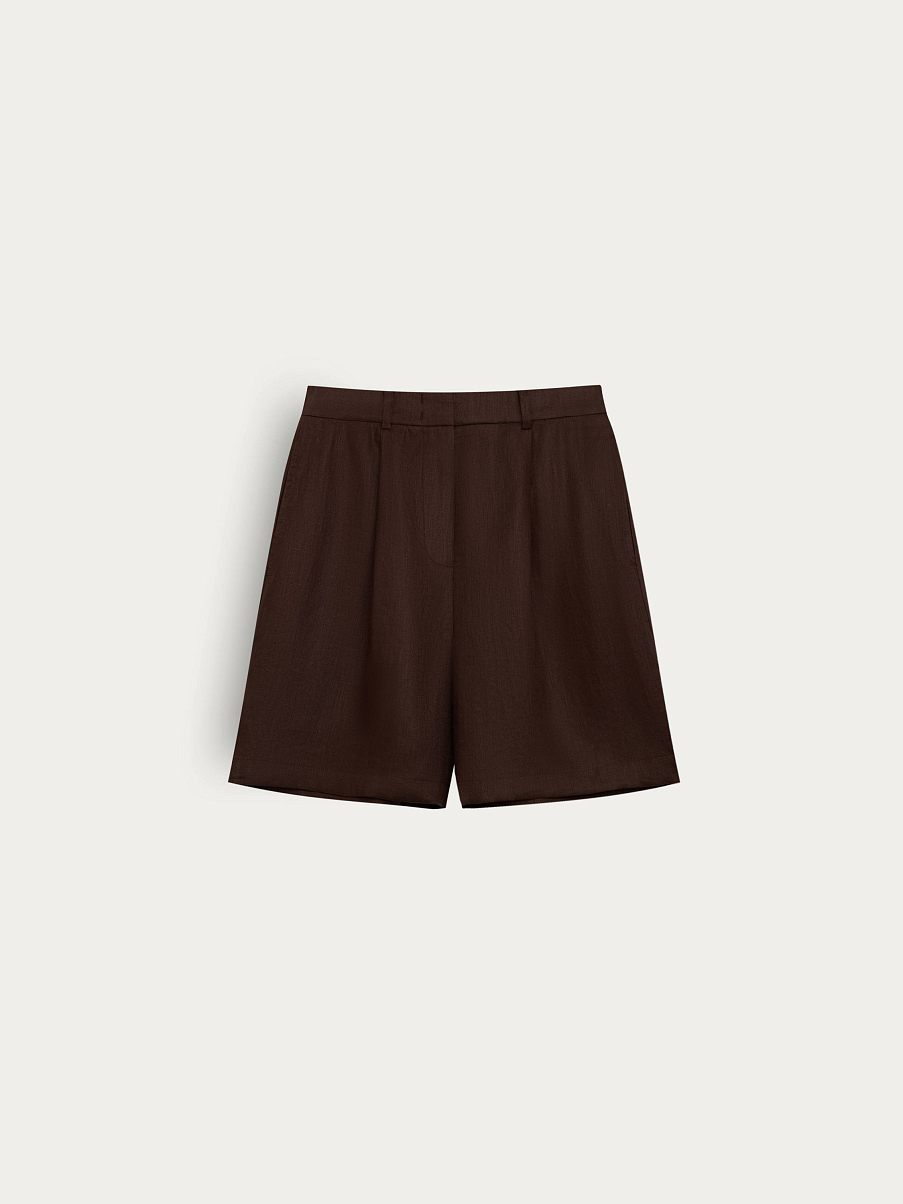 Шорты льняные