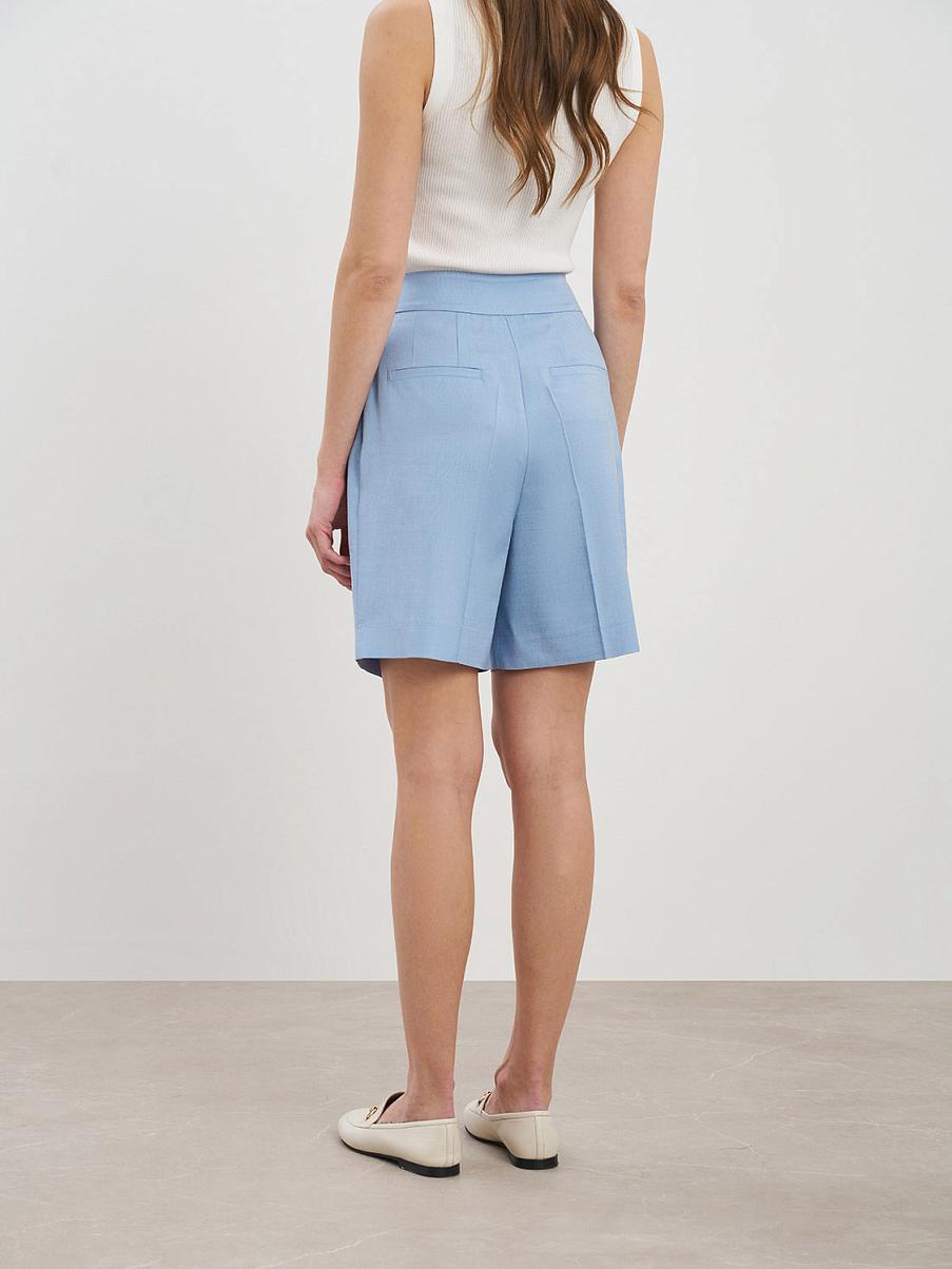 Костюмные шорты-бермуды с шерстью