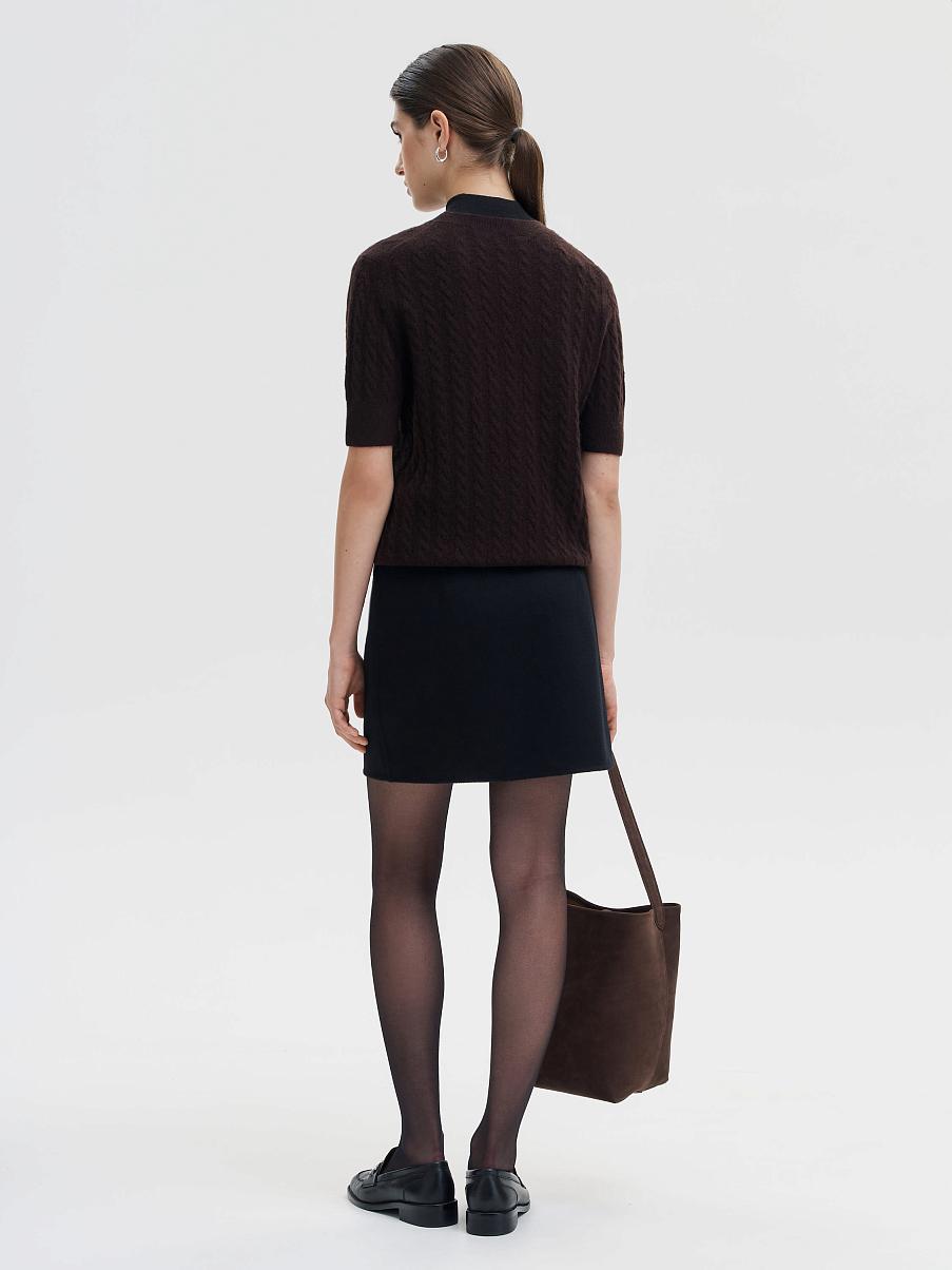 Топ из шерсти с кашемиром