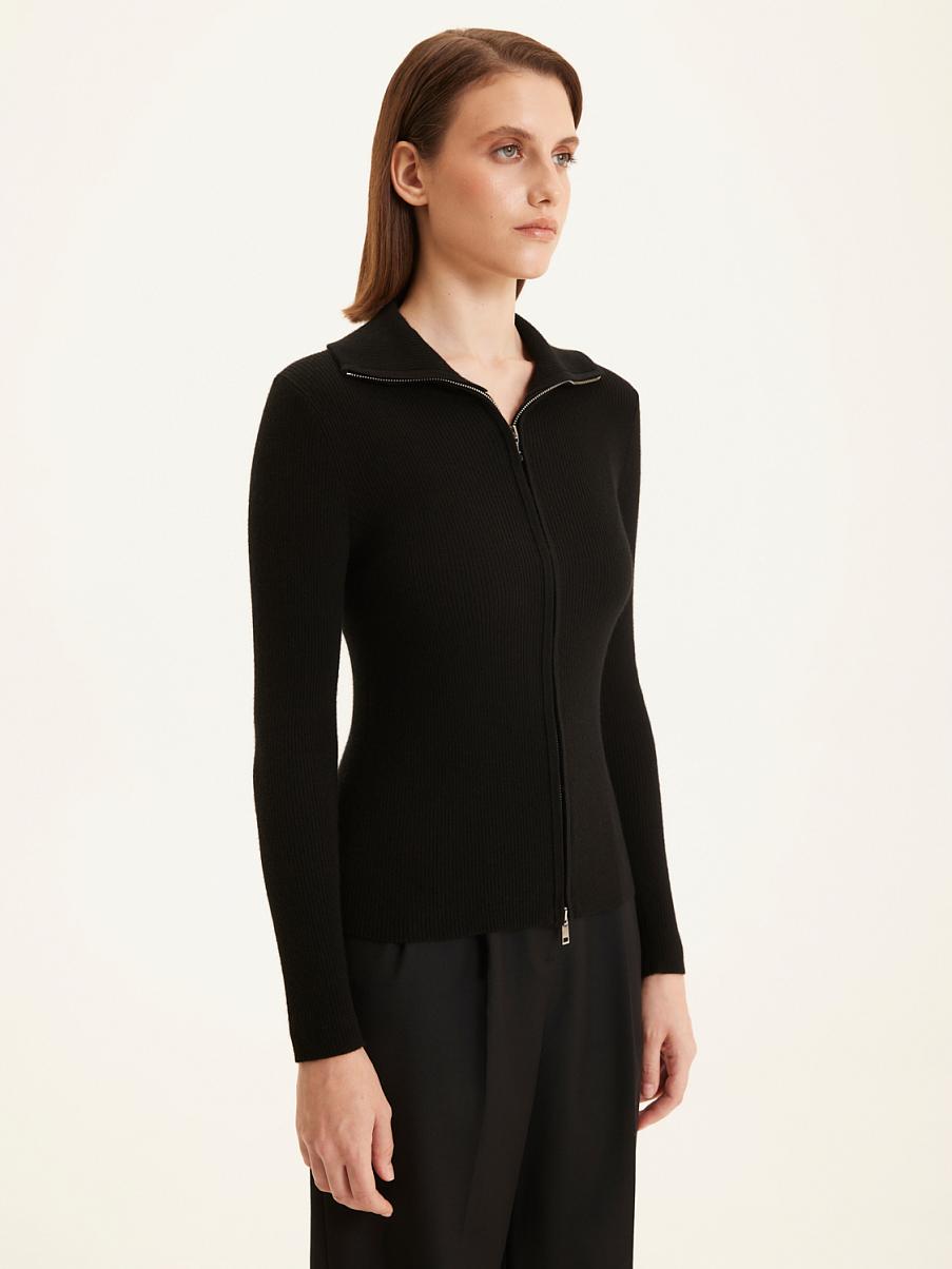 Кардиган из шерсти мериноса на молнии