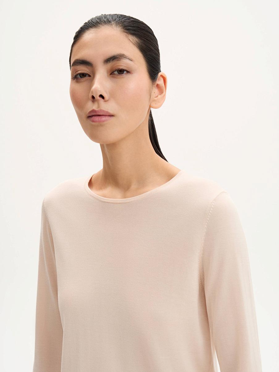 Джемпер с шелком