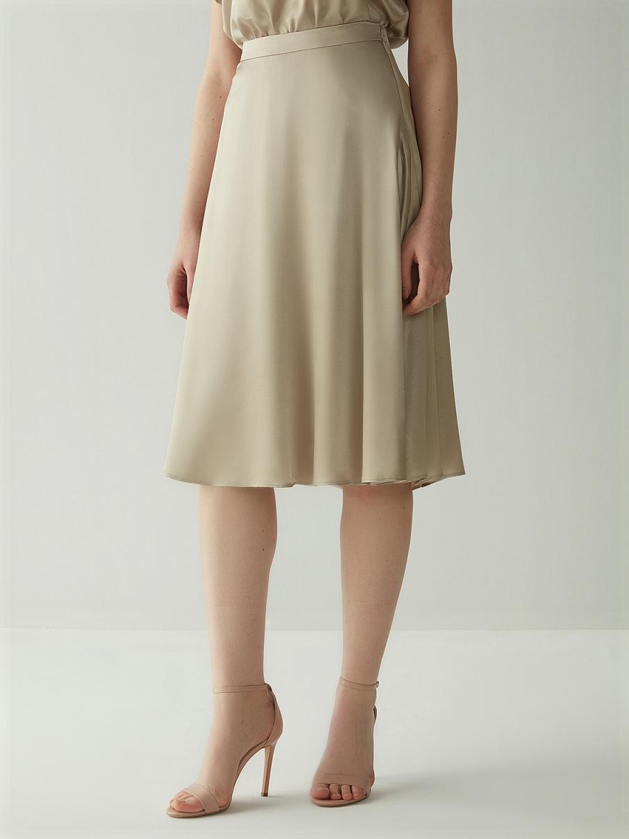 Струящаяся юбка миди