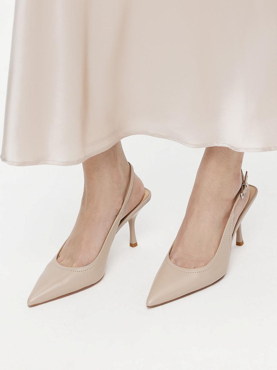 Лодочки из натуральной кожи