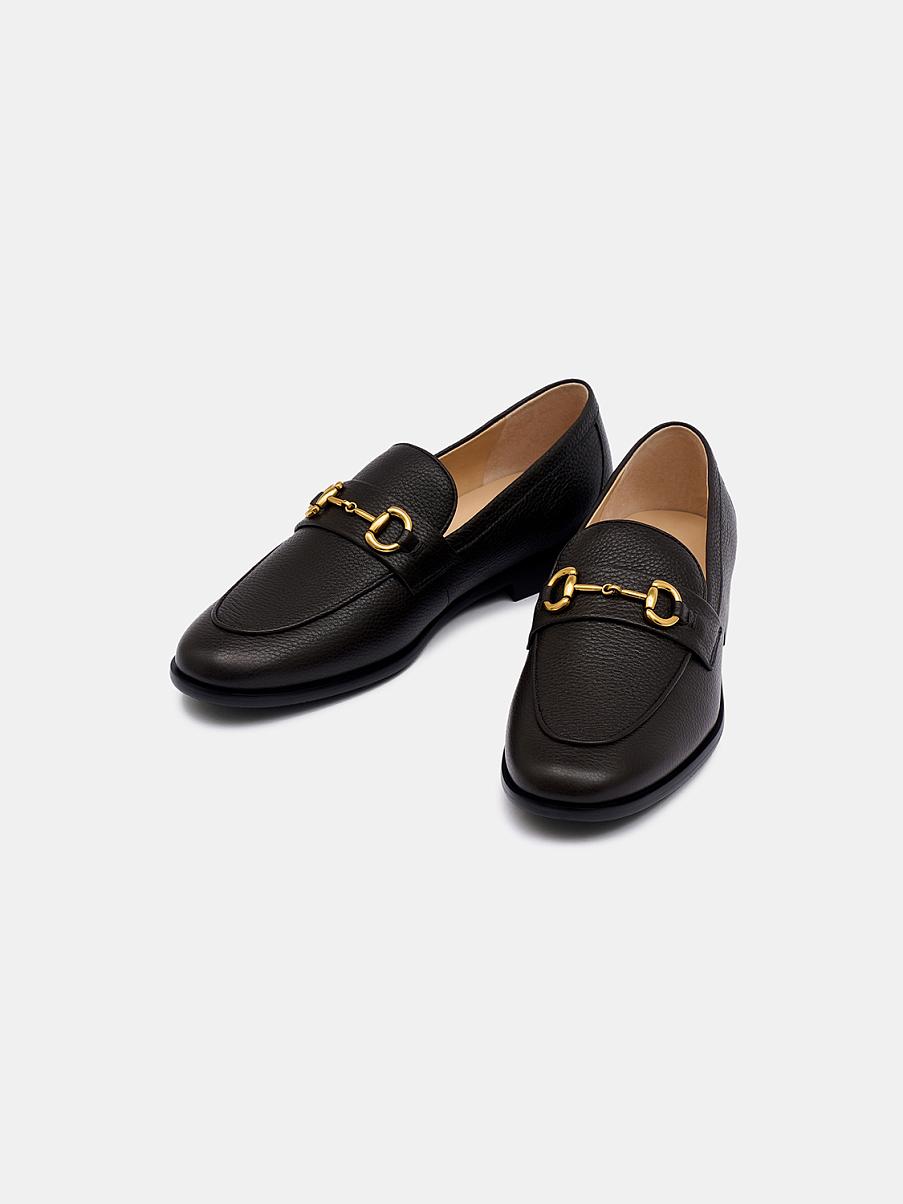 Лоферы из кожи