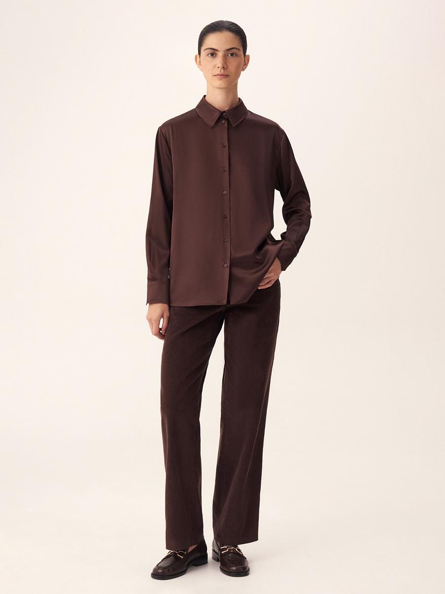 Рубашка из 100% шелка