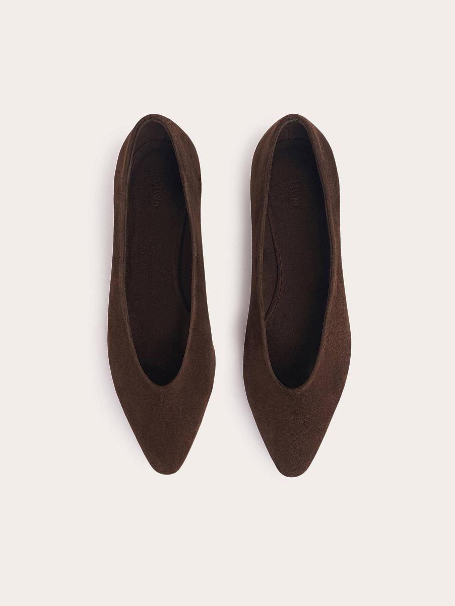 Туфли из замши 