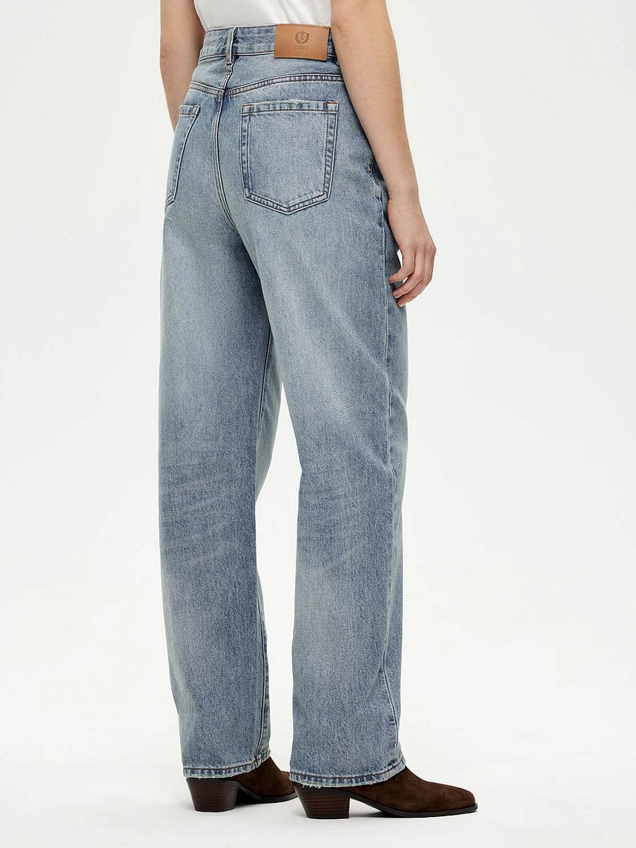 Прямые джинсы из натурального хлопка