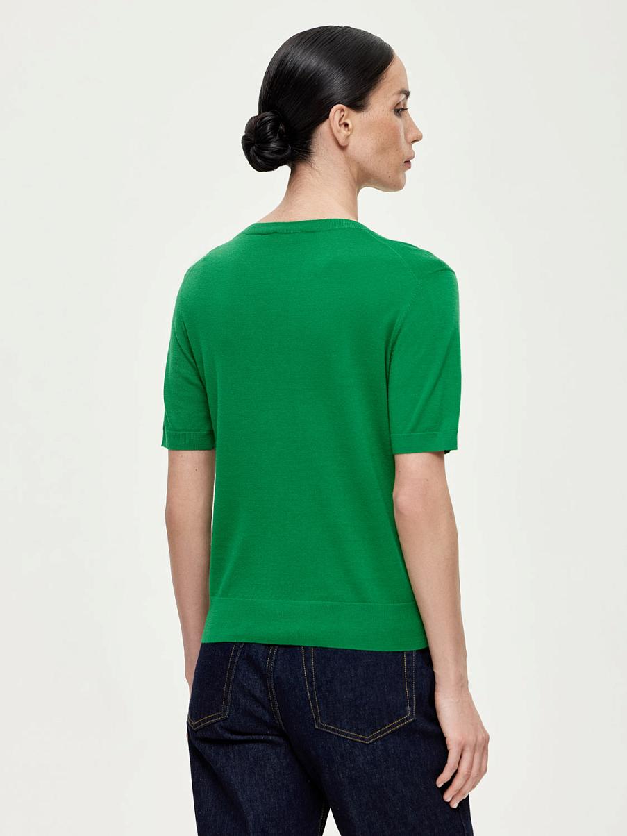 Трикотажная футболка из шерсти мериноса