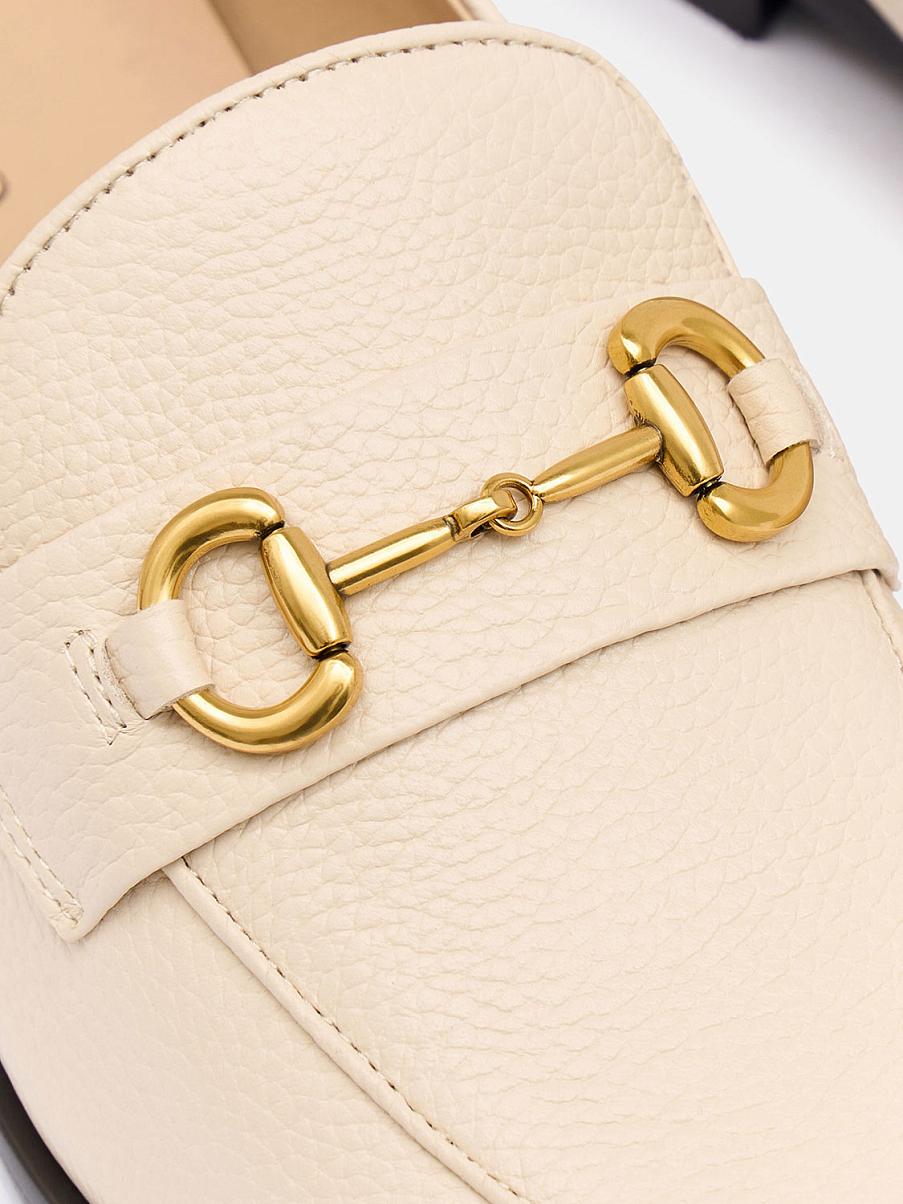 Лоферы из кожи