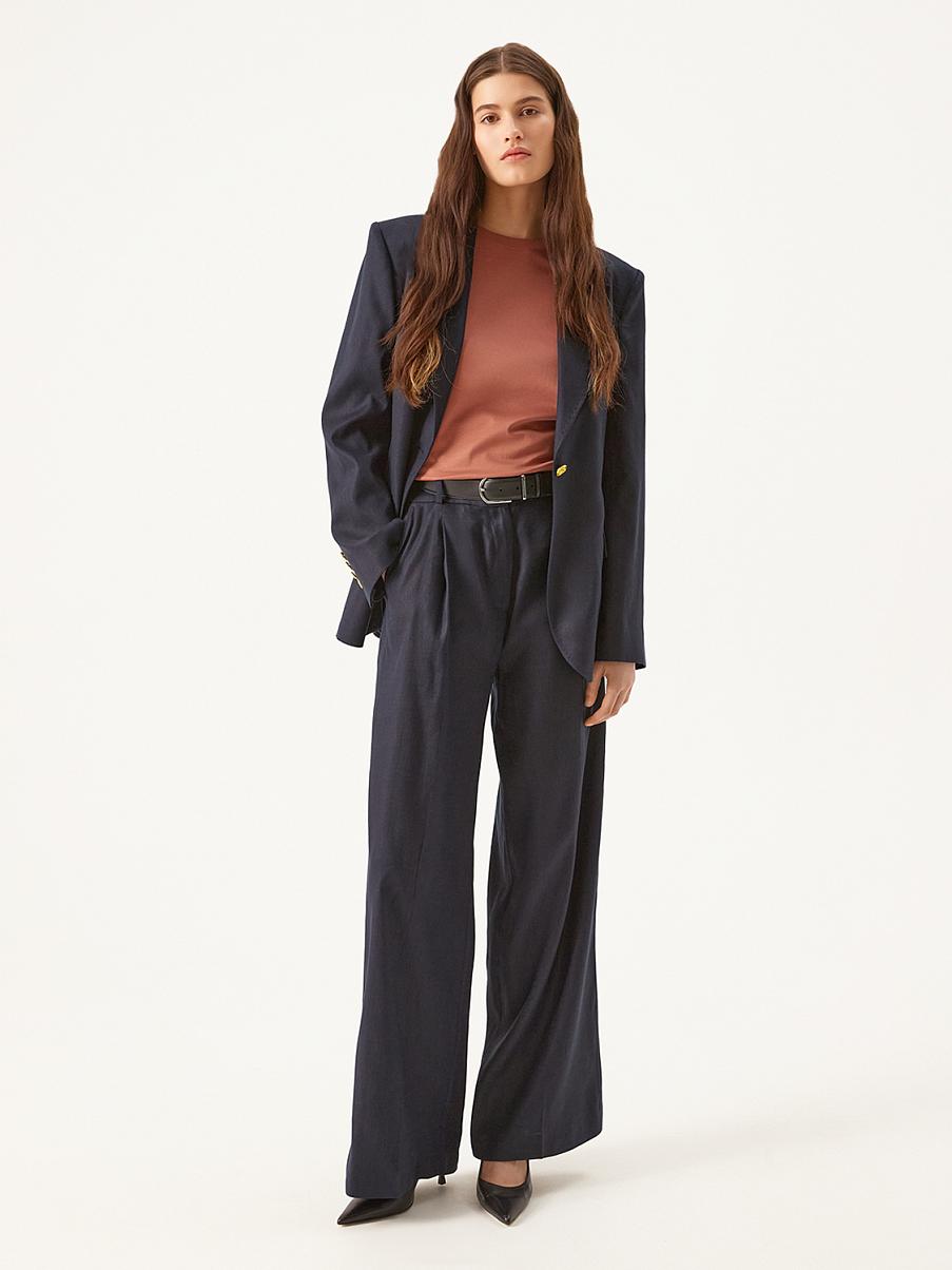 Футболка прямого кроя с шелком