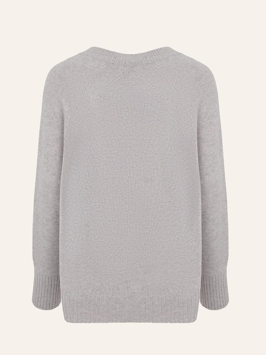 Оверсайз джемпер из кашемира и шерсти