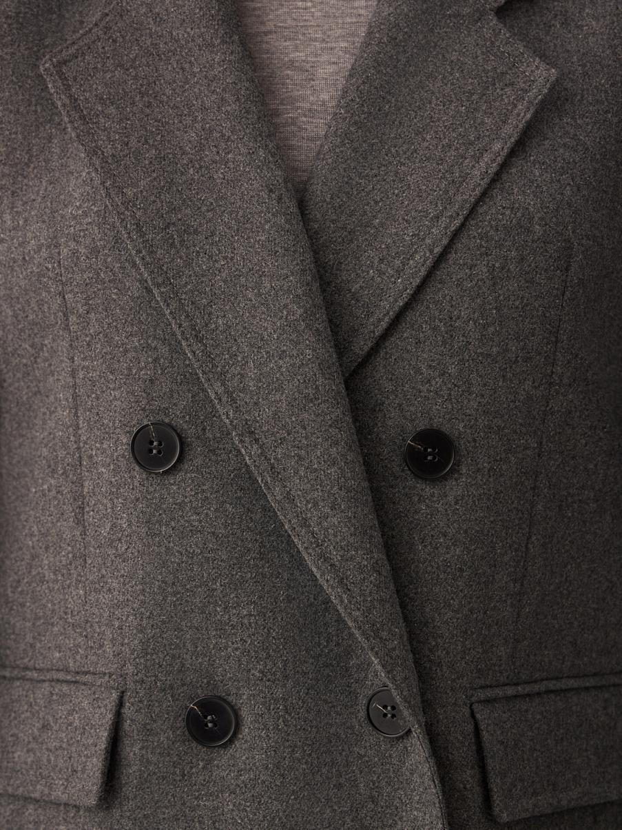 Двубортный жакет из шерсти