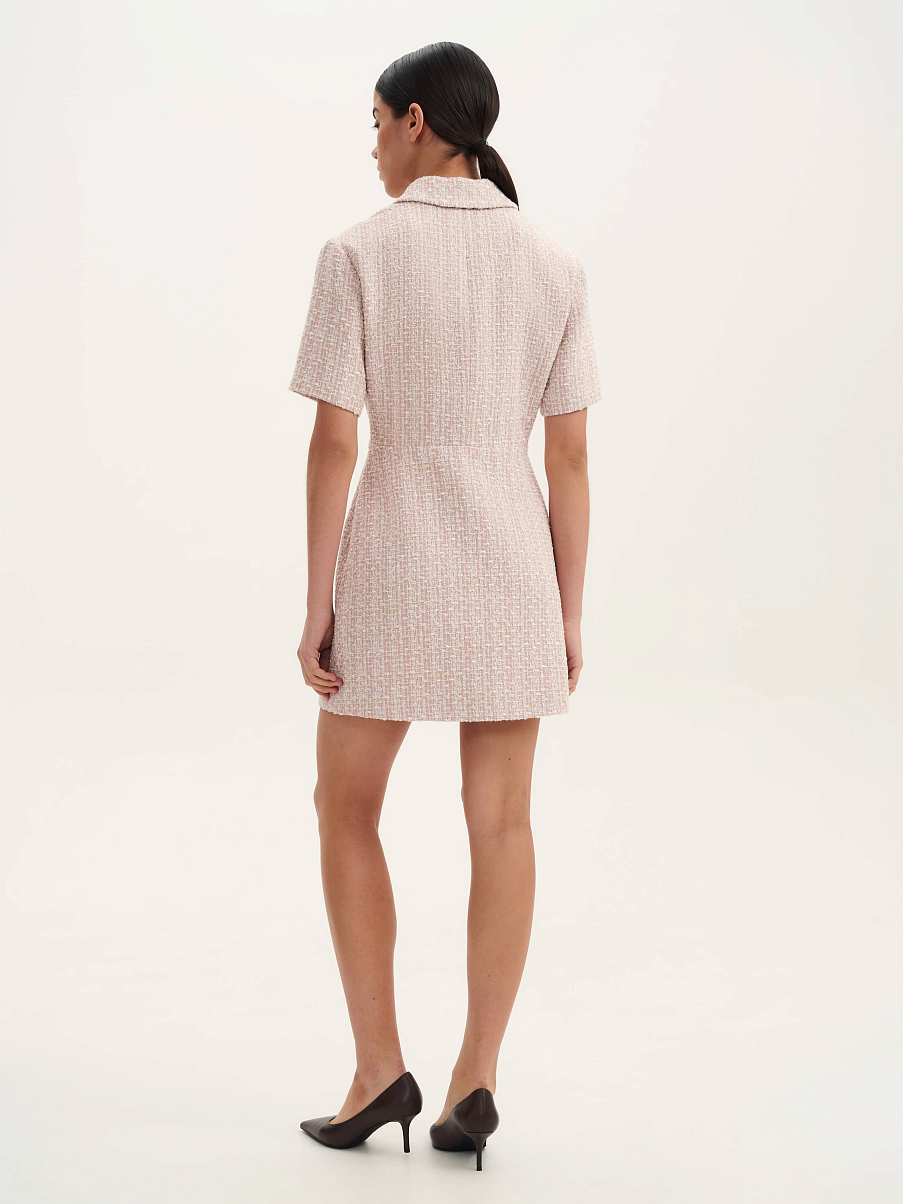 Платье мини на молнии