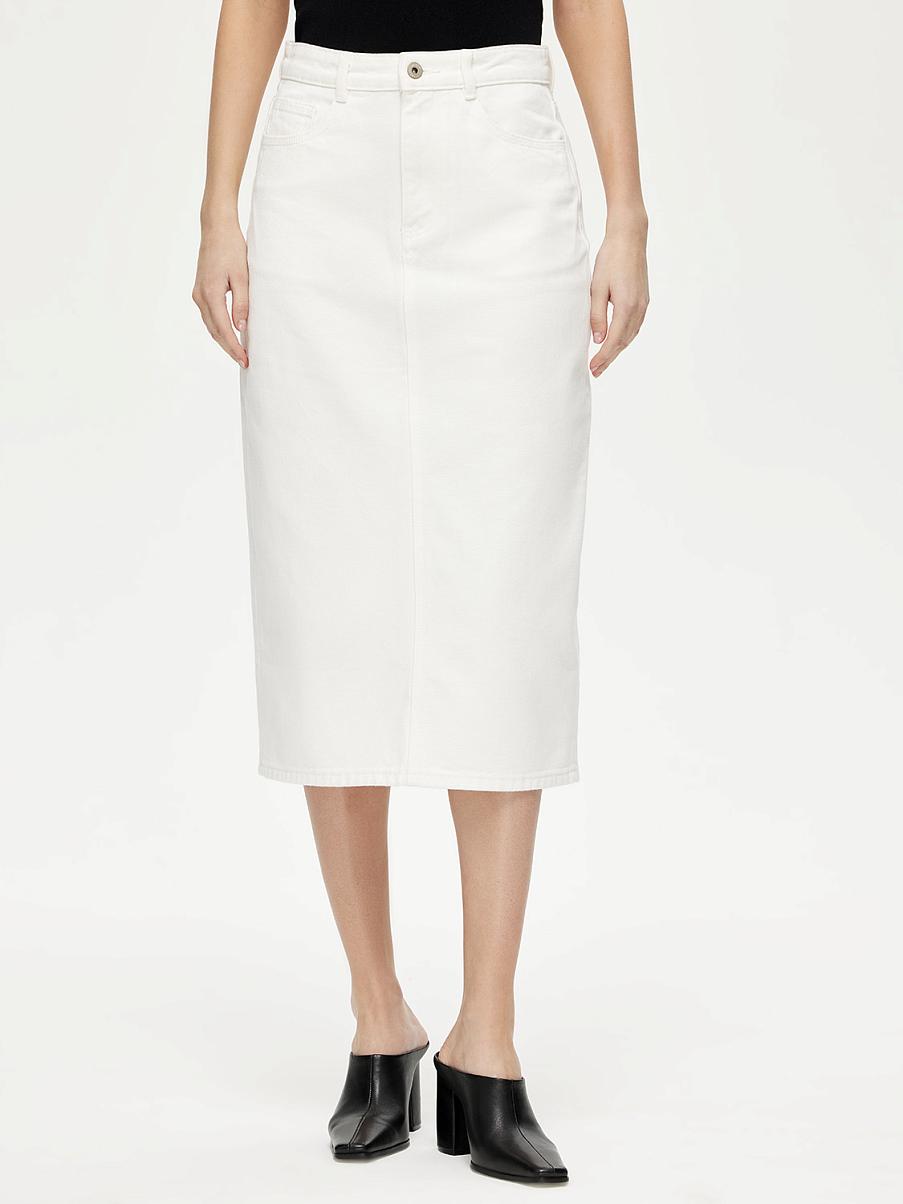 Джинсовая юбка-карандаш