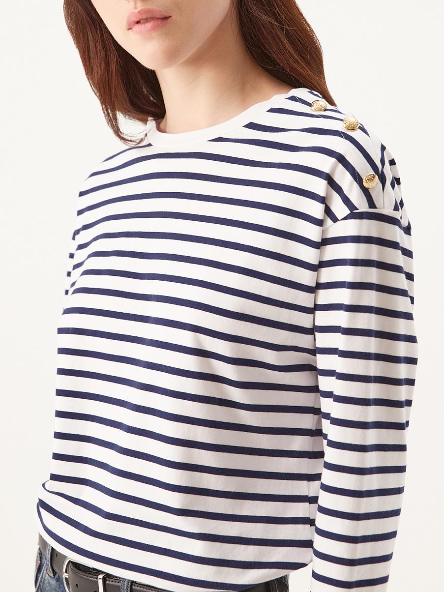 Лонгслив в полоску