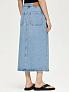 Джинсовая юбка миди