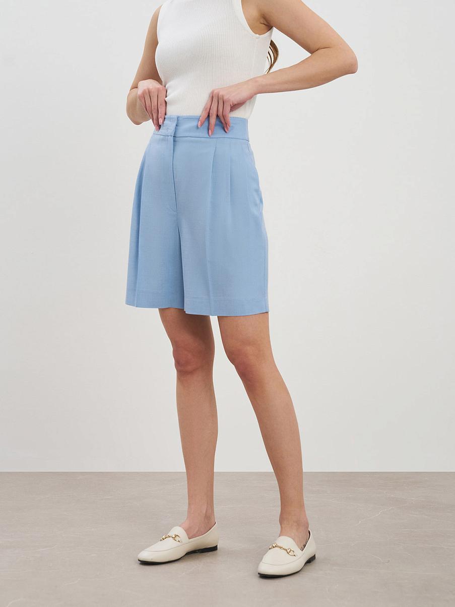 Костюмные шорты-бермуды с шерстью