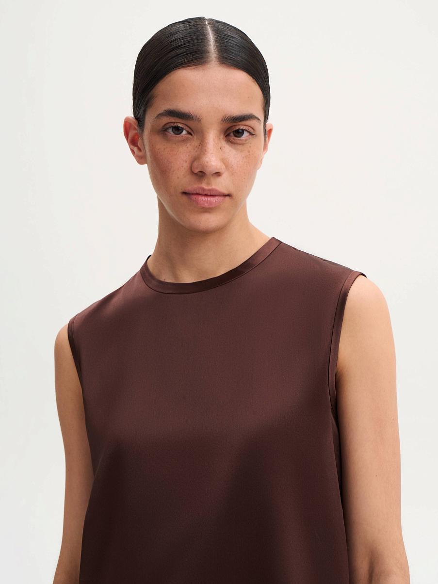 Топ из натурального шелка