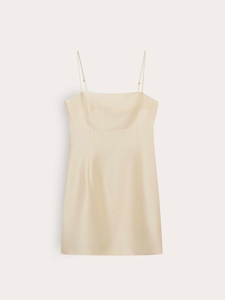 Платье из шерсти и шелка