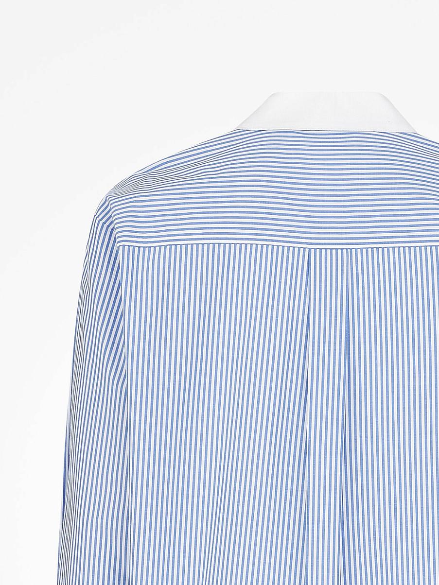 Рубашка из хлопка в полоску