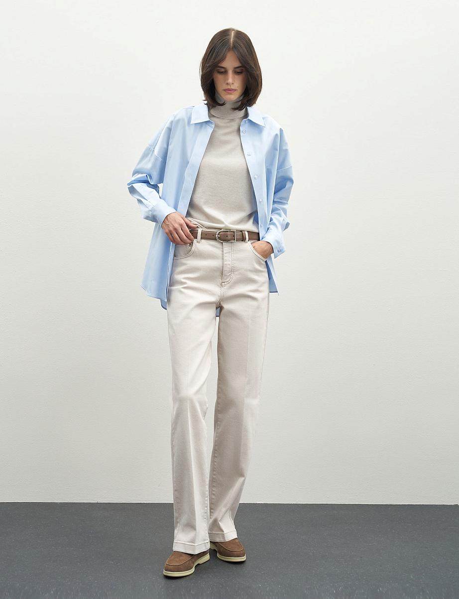 Рубашка оверсайз из хлопка