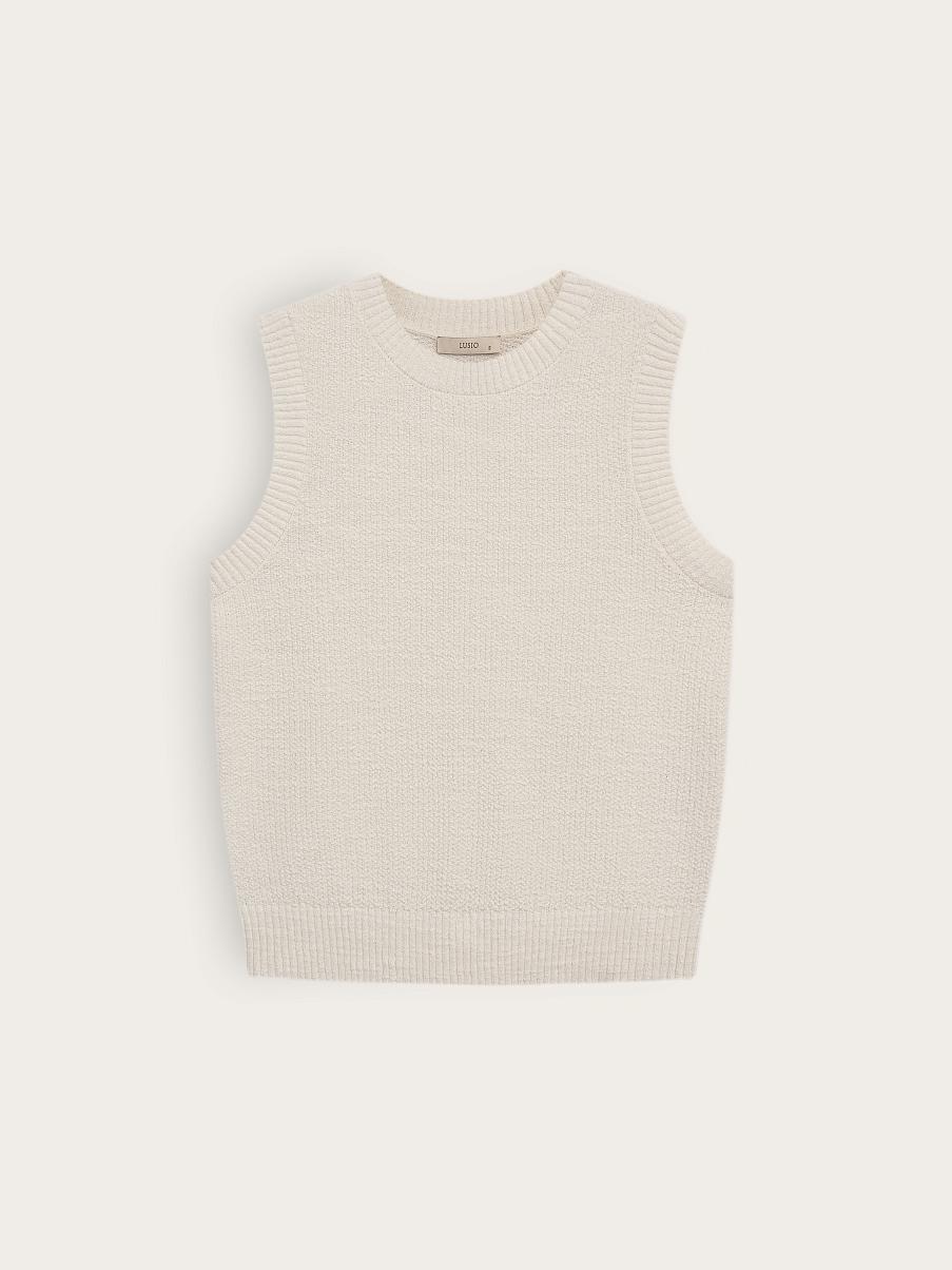 Жилетка трикотажная с шерстью