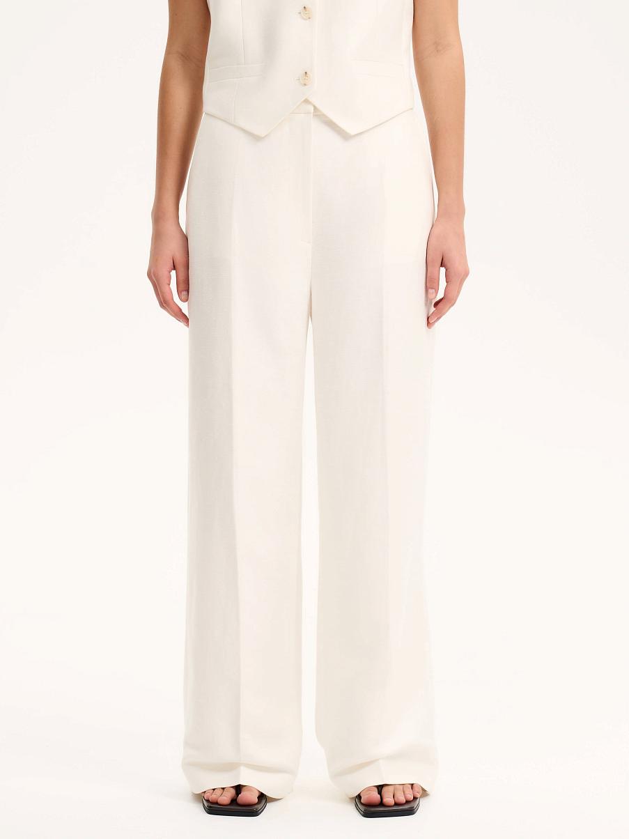 Брюки льняные