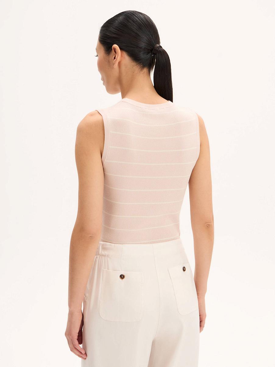 Топ трикотажный с шелком