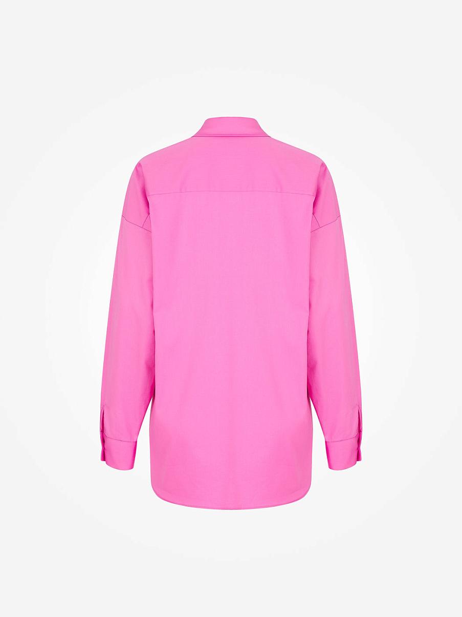 Рубашка оверсайз из хлопка