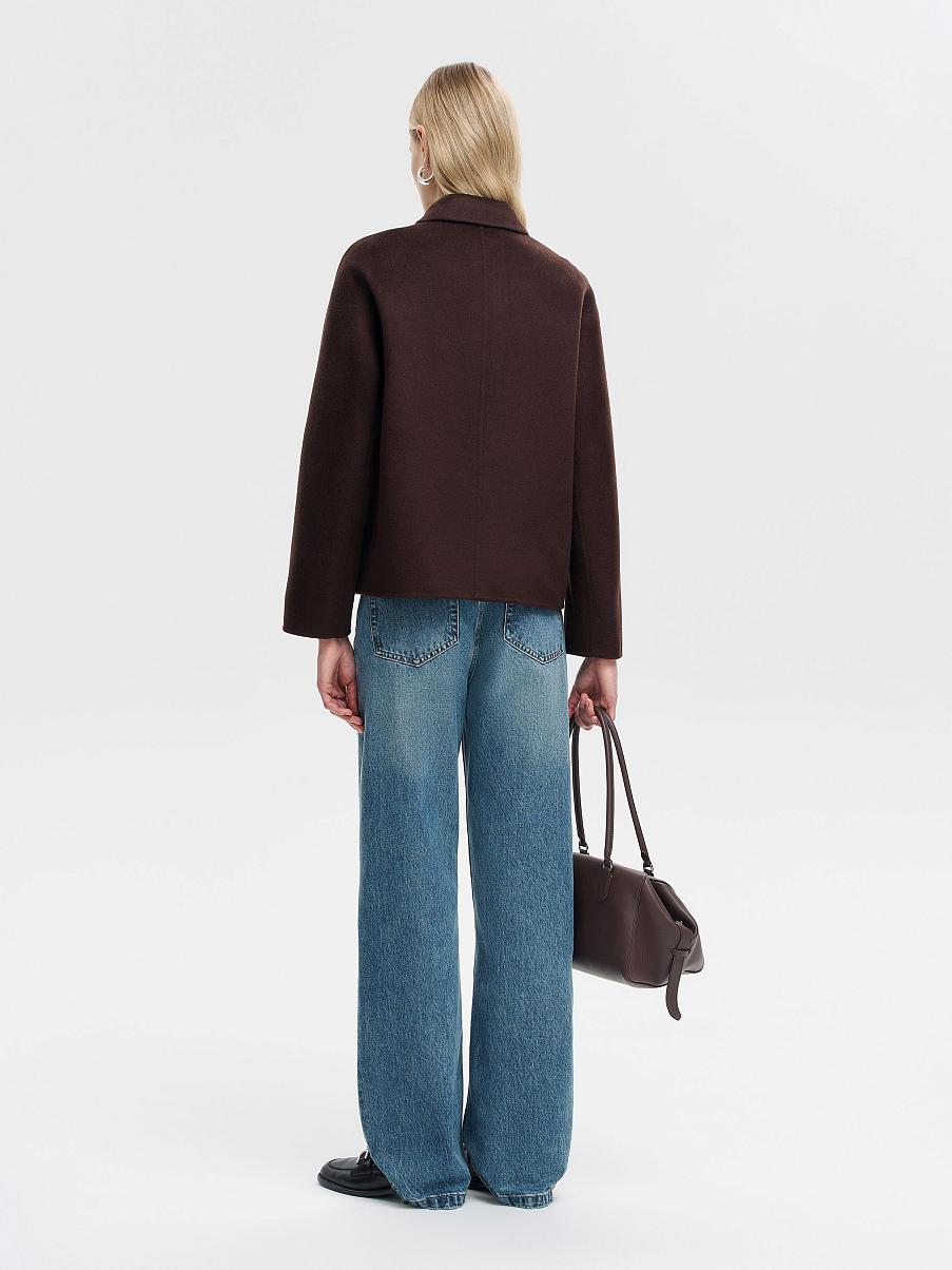 Полупальто из шерсти