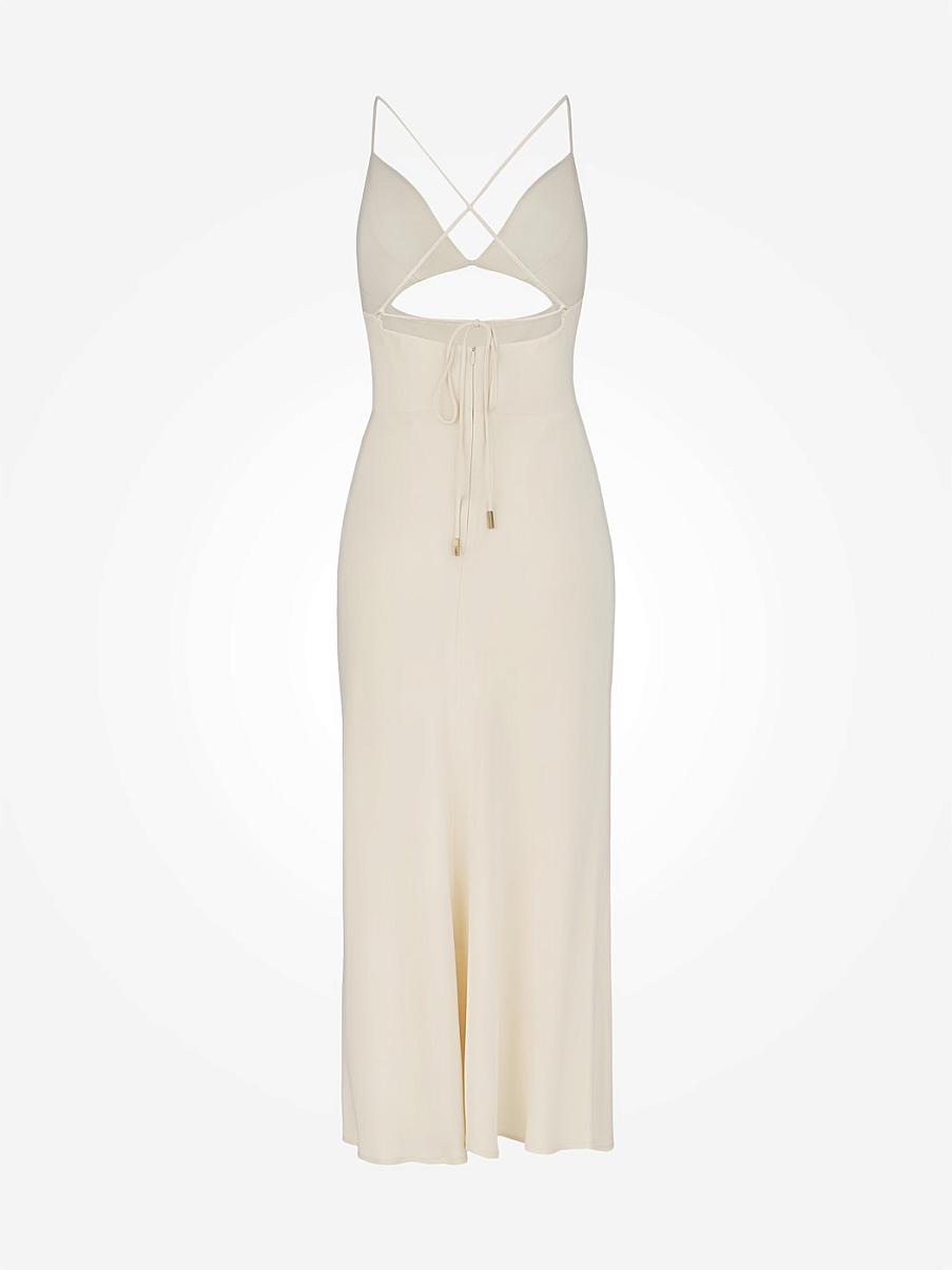 Платье-комбинация с открытой спиной