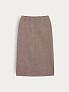 Юбка льняная миди
