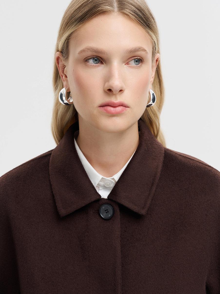 Полупальто из шерсти