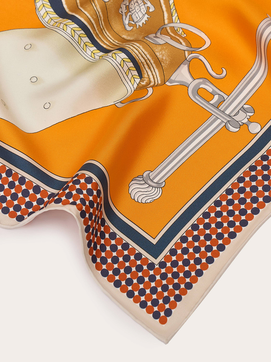 Платок из натурального шелка