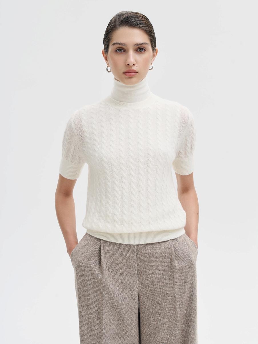 Топ из шерсти с кашемиром