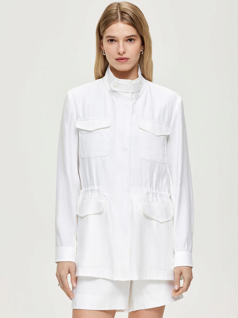 Летняя куртка изо льна