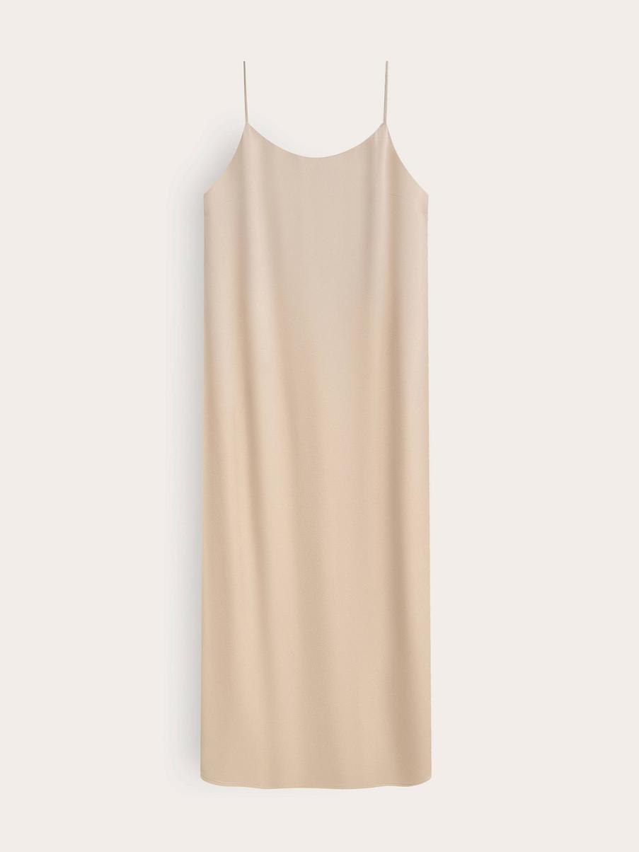 Платье миди из шелка