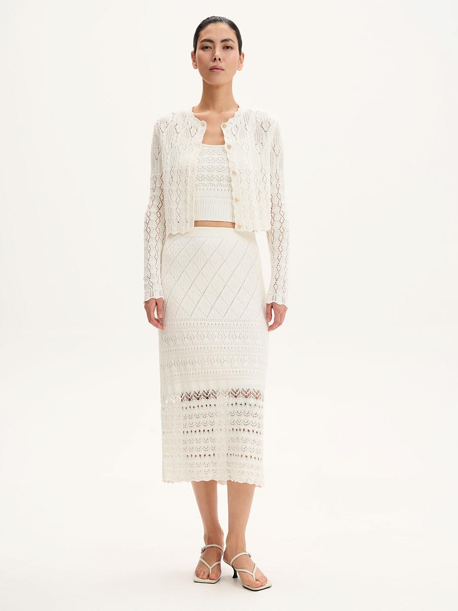 Кардиган кружевной